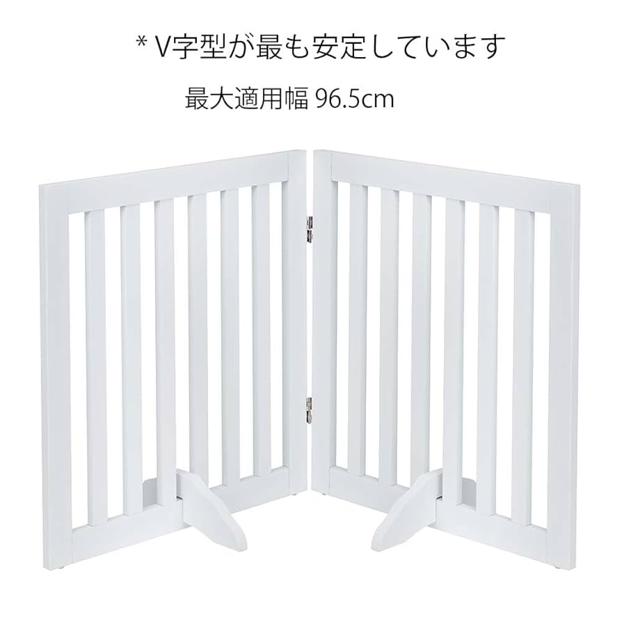 unipaws 木製犬用ゲート、折り式バリア、ペット用家具フェンス 、白い Amazon | unipaws 木製犬用ゲート、折り式バリア、ペット用家具